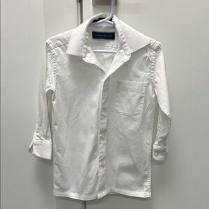 Joseph Abboud boys White button down Shirt size 4